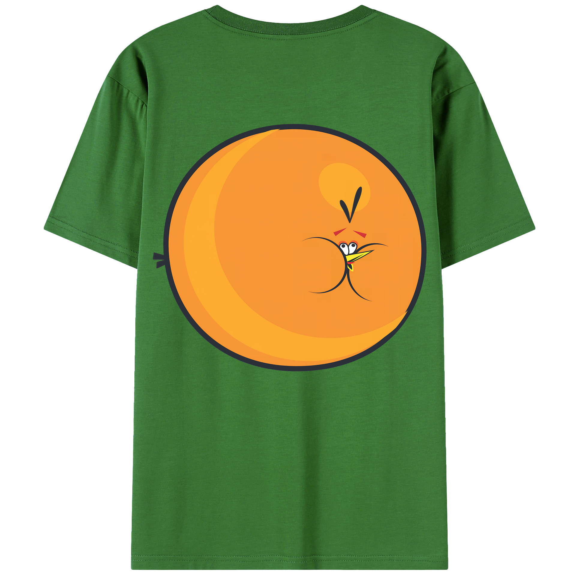 （画像用） Angry Birds アングリーバード レディース半袖Tシャツ(バックプリント)